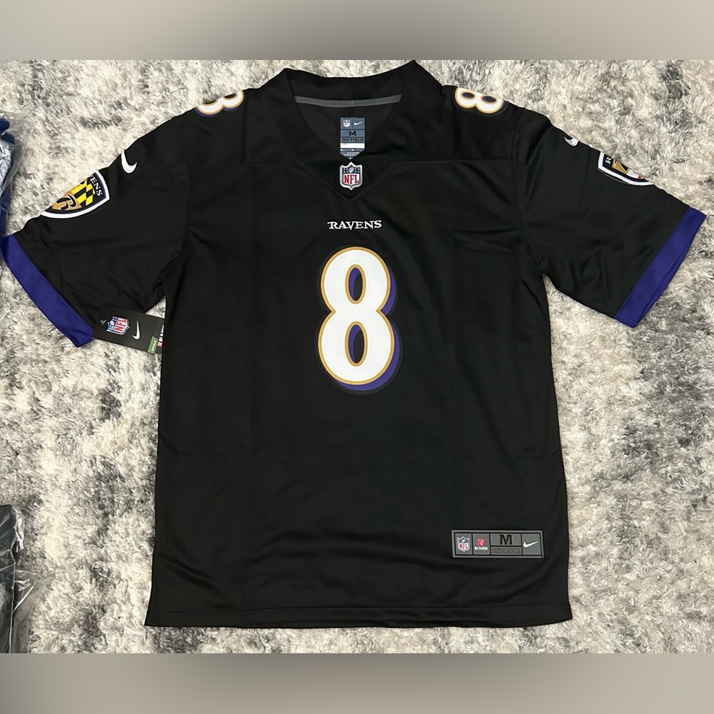 Black and Purple Ravens Jersey